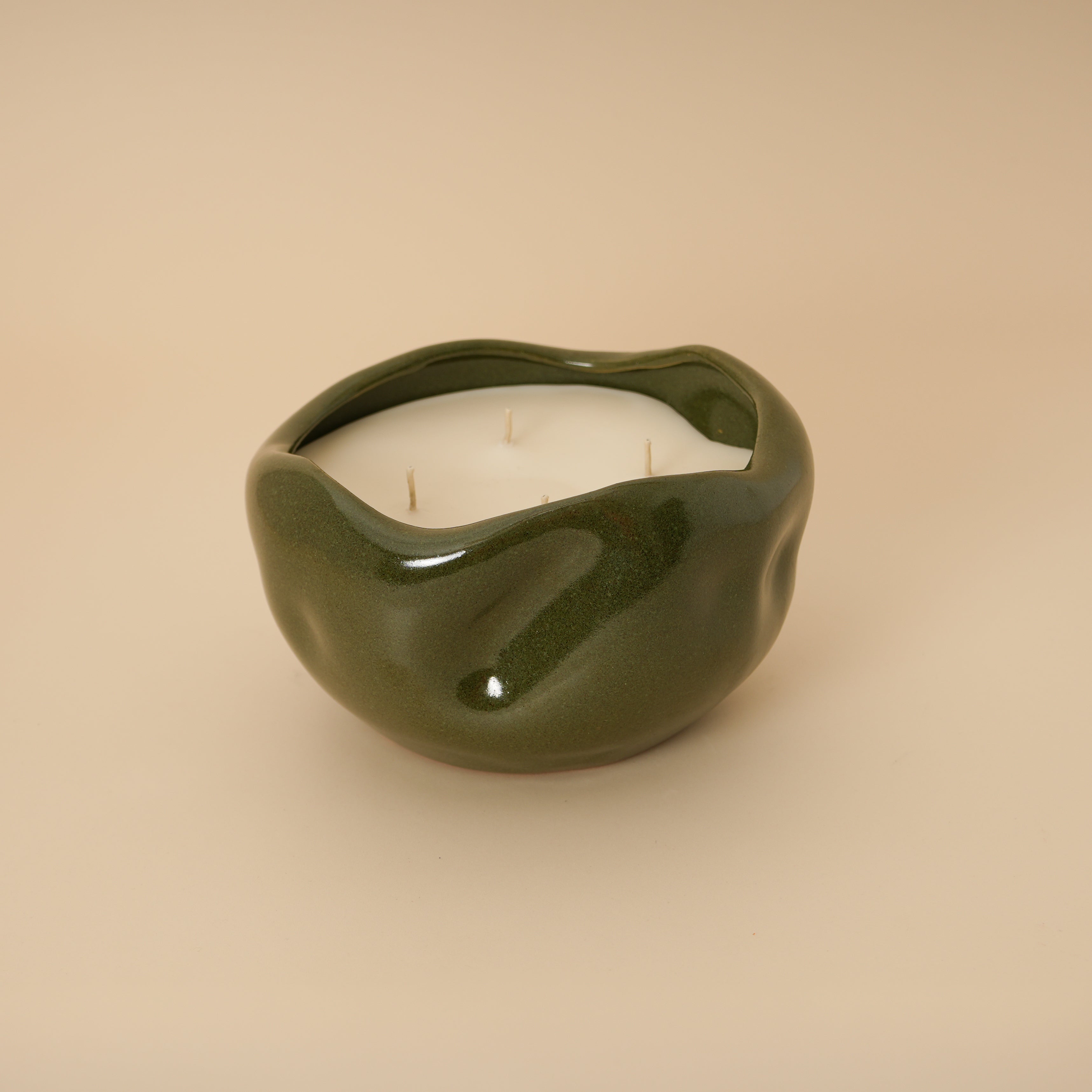Vela Piedra Mediano "Olivo"